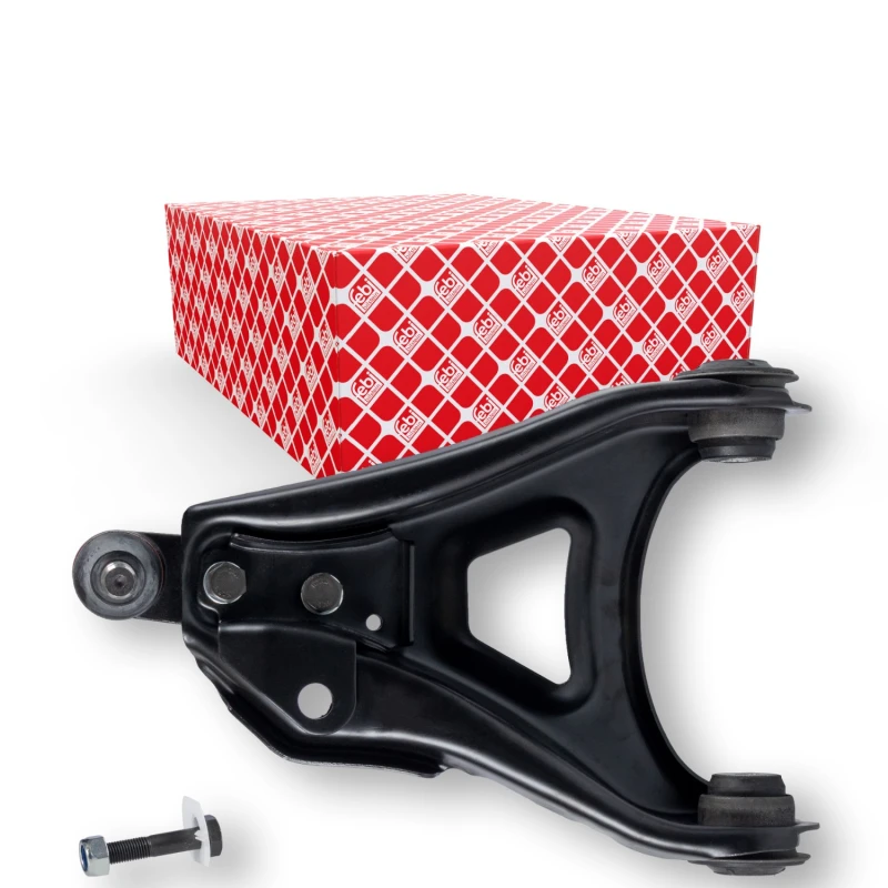 Image of FEBI BILSTEIN 10894 Suspension arm Control Arm, Sheet Steel, Lower, with screw, with nuts Sheet Steel Track Control Arm (273)