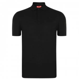 Hugo Boss Donos Short Sleeve Polo Shirt Black Size L Men