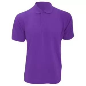 Image of Kustom Kit Mens Klassic Superwash Short Sleeve Polo Shirt (3XL) (Purple)