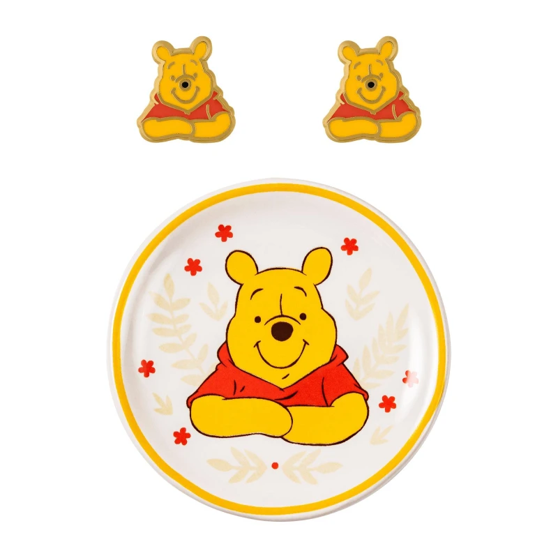 Image of Winnie The Pooh Kids Ear Jewellery Set White female One Size