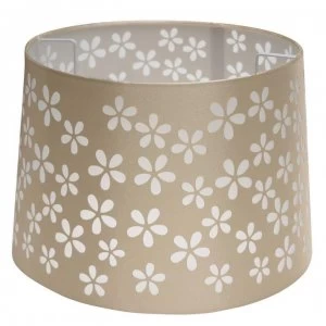 image of Stanford Home Daisy Laser Cut Lamp Shade - Mink Daisy