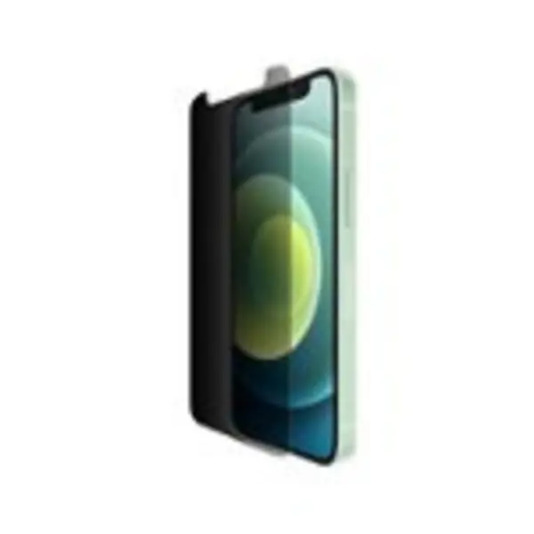 Image of Belkin ScreenForce​ Tempered Glass Privacy Anti-Microbial Screen Protector for iPhone 12 Mini OVA028ZZ