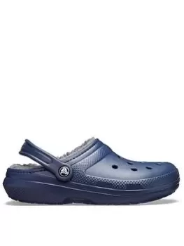 image of Crocs Crocs Classic Lined, Navy, Size 12, Men