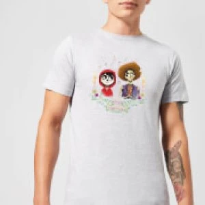 Image of Coco Miguel And Hector Mens T-Shirt - Grey - 3XL