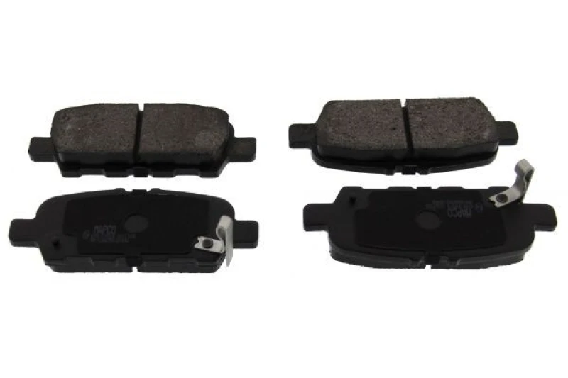 Image of MAPCO 6754 Brake pad set Rear Axle, with acoustic wear warning, with anti-squeak plate Brake Pad Set,disc brake (402)
