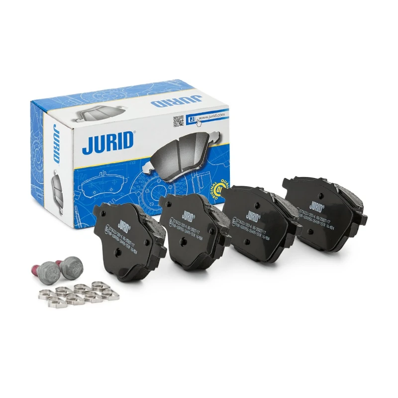 Image of JURID 573622J Brake pad set not prepared for wear warning indicator, with accessories Brake Pad Set,disc brake (402)