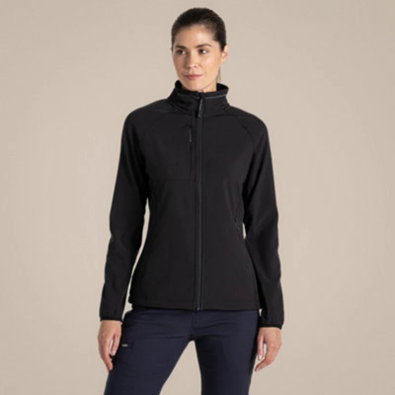 Image of Craghoppers Expert Womens Basecamp Softshell Jacket Black 20