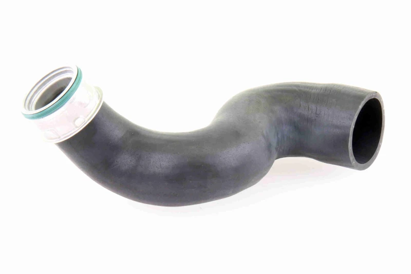 Image of VAICO V10-3825 Turbocharger Hose Rubber with fabric lining, Q+, original equipment manufacturer quality Rubber with fabric lining Charger Intake Hose