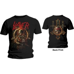Image of Slayer - Hard Cover Comic Book Unisex Large T-Shirt - Black