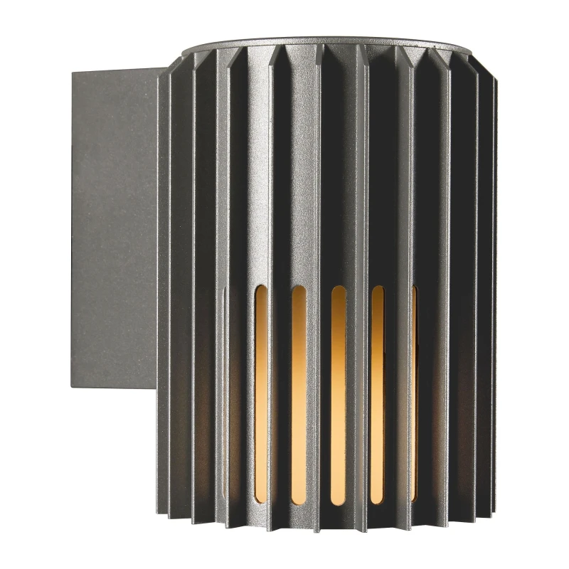 Image of Nordlux Aludra Outdoor Aluminium Wall Light Coastal/marine Safe Black,mains