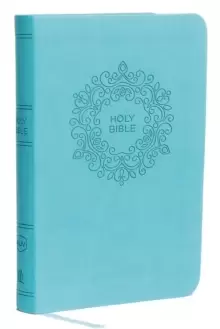 Image of NKJV, Value Thinline Bible, Compact, Leathersoft, Blue, Red Letter, Comfort Print : Holy Bible, New King James Version