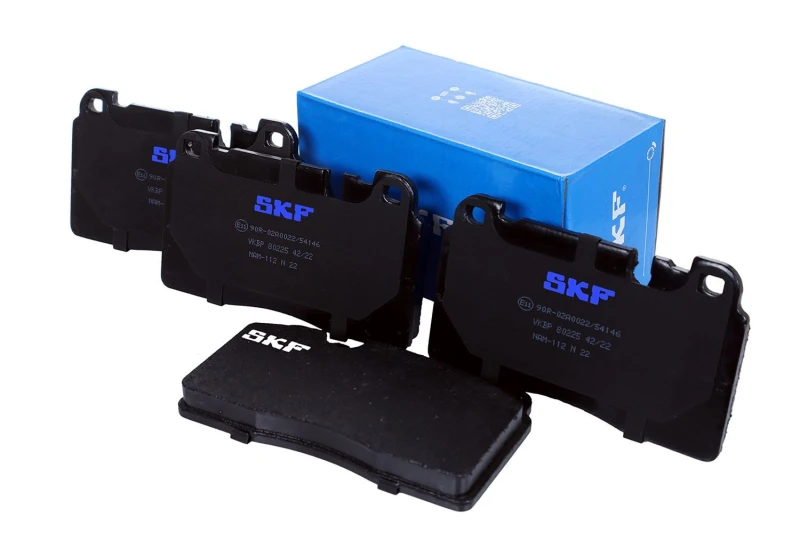 Image of SKF VKBP 80225 Brake pad set prepared for wear warning indicator Brake Pad Set,disc brake (402)