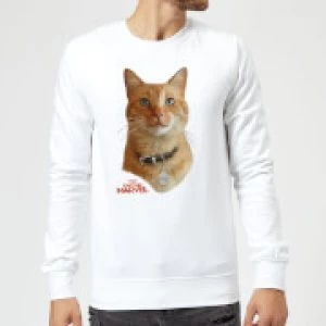 Image of Captain Marvel Goose Sweatshirt - White - L