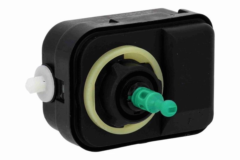 Image of VEMO V95-77-0006 Headlight Motor Left Front, Original VEMO Quality Control,headlight range adjustment (700)