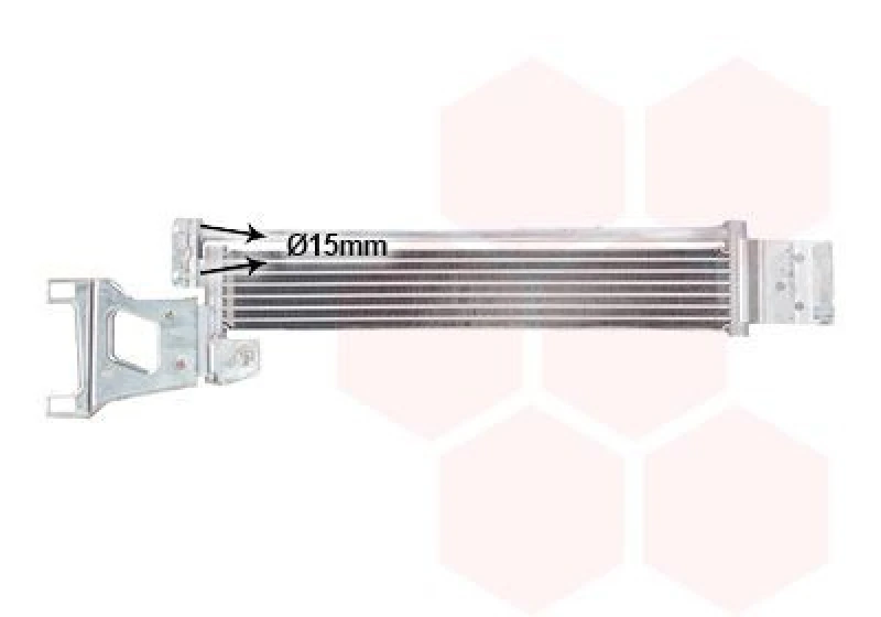 Image of VAN WEZEL Automatic transmission oil cooler VAN WEZEL 30013715