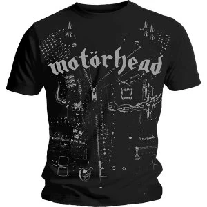 Image of Motorhead - Leather Jacket Unisex Large T-Shirt - Black