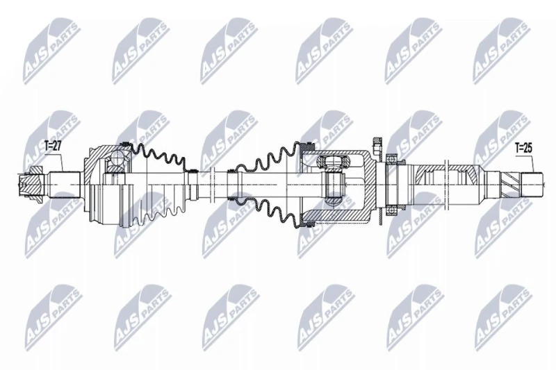 Image of NTY Drive shaft NTY NPW-AR-045