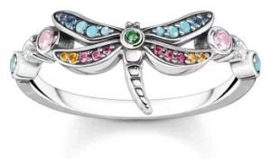 Thomas Sabo TR2383-314-7-56 Sterling Silver Rainbow Crystal Jewellery