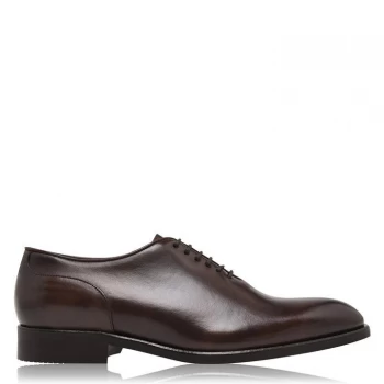 image of Reiss Bay Lace Up Shoes - Dark Brown