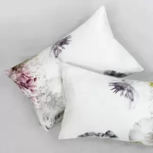 Image of Linen House Ellaria Housewife Pillowcase Pair (50 x 75cm) (Multicoloured) - Multicoloured
