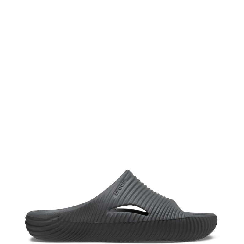 Image of Crocs Unisex Mellow Tide Recovery Slides Slate Grey W5/M4