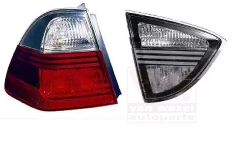 Image of VAN WEZEL 0658925 Rear light Outer section, without bulb holder, Left Combination Rearlight (391)