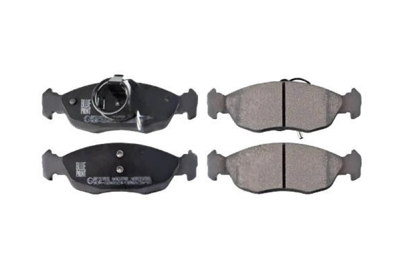 Image of Blue PRINT ADP154247 Brake pad set Front Axle, incl. wear warning contact, with piston clip Brake Pad Set,disc brake (402)