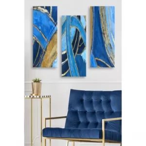 Image of MDF0082 Multicolor Decorative MDF Painting (3 Pieces)