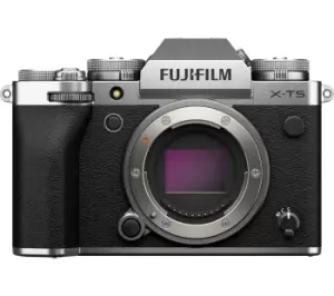 Image of Fujifilm X-T5 Mirrorless Camera - Silver, Body Only, Silver/Grey