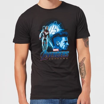 Image of Avengers: Endgame Hawkeye Suit Mens T-Shirt - Black - 3XL - Black