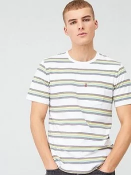 Levis Stripe Sunset Pocket T-Shirt - Grey