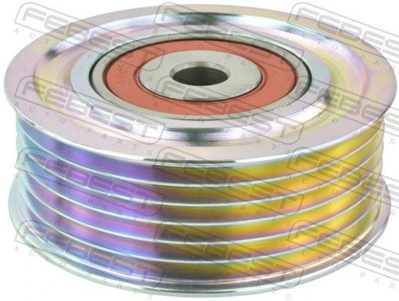 Image of Deflection / guide pulley, V-ribbed belt FEBEST 0988-M300
