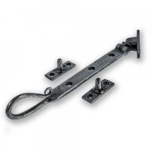 image of LocksOnline Hand-Forged Pewter Casement Window Stay