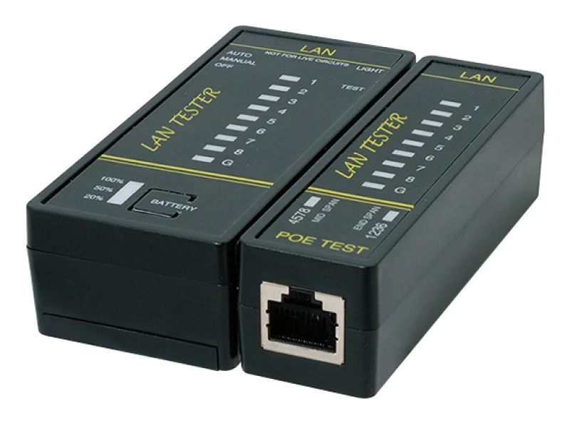 Image of LogiLink Cable Tester LANtest & PoE Finder with magnet & light