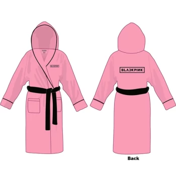 image of BlackPink - Logo Unisex Medium - Large Bathrobe - Pink