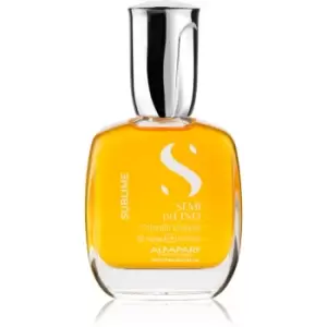 image of Alfaparf Milano Semi di Lino Sublime Cristalli Moisturizing Oil for Shiny and Soft Hair 30ml