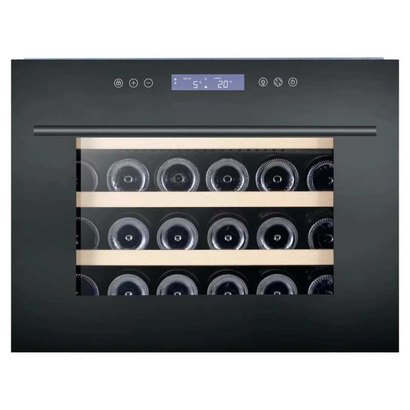 Image of Cata UBICBKWC55 45cm Integrated In Column Wine Cooler - BLACK UBICBKWC55