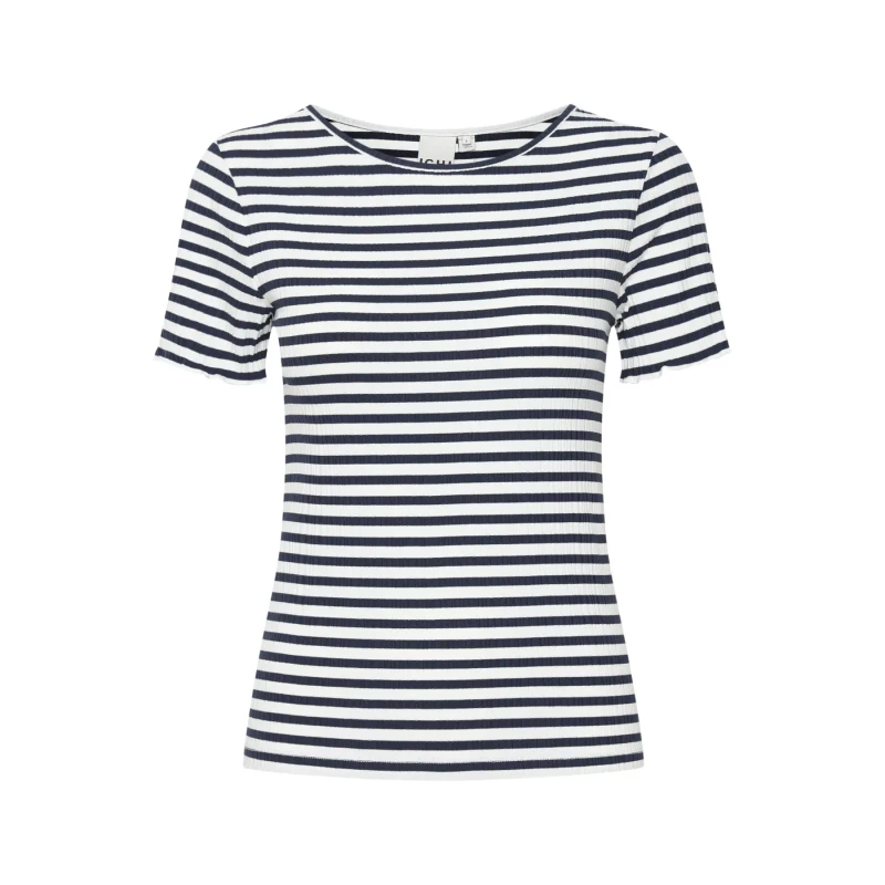 Image of Ichi Womens T-Shirt Ichi Cella Bleu Female L