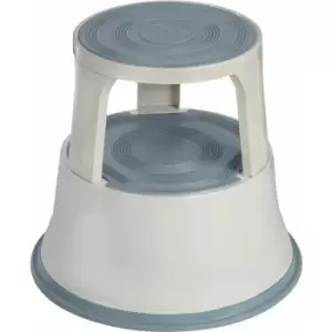 image of 2 Tier Light Grey Step Stool - Premier Housewares