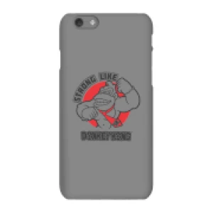 image of Nintendo Donkey Kong Strong Like Donkey Kong Phone Case - iPhone 6S - Snap Case - Gloss