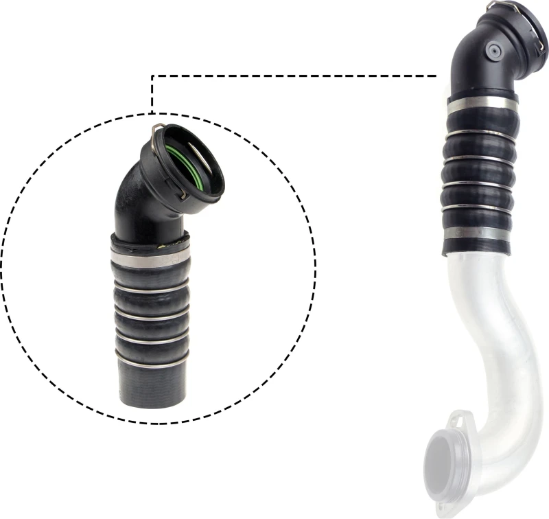 Image of GATES Charger intake hose GATES 09-0197
