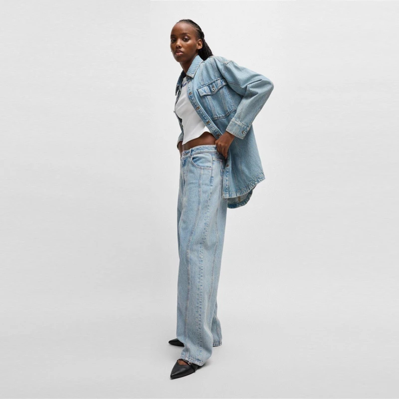 Image of HUGO Hugo Leni 6 B 10268857 01 - Blue Blue 30 R