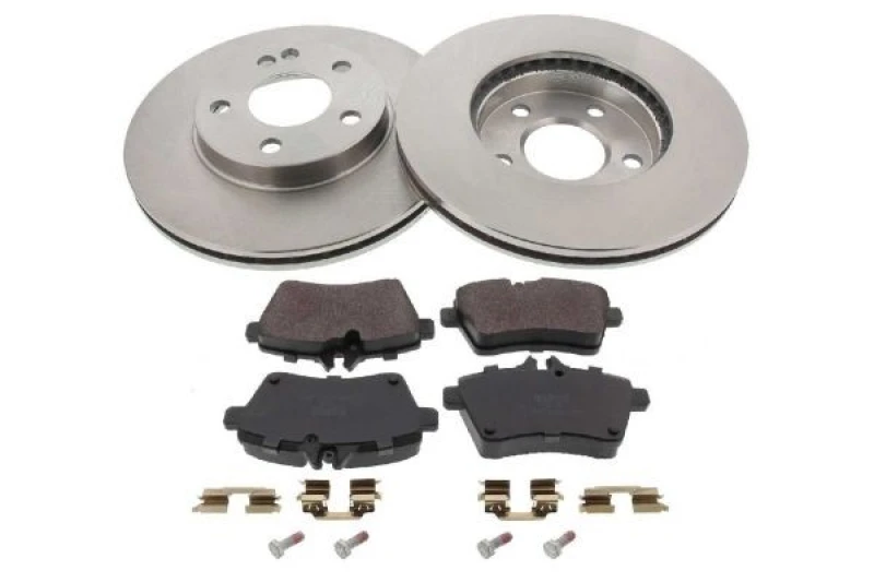 Image of MAPCO 47815 Brake disc and pads set Front Axle, Brake Disc Type: Vented, excl. wear warning contact, with anti-squeak plate Brake Set,disc brakes (34