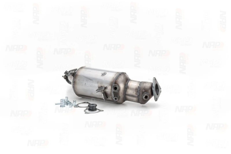 Image of NAP carparts CAD10691 Particulate Filter with fastening/mounting material Cordierite Soot-/ Particle Filter,exhaust system (1256)