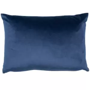 image of Malini Luxe Rectangle Cushion Navy