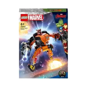 image of LEGO Marvel Rocket Mech Armour 76243 - Multi