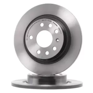 Image of BREMBO Brake disc OPEL,SAAB,CADILLAC 08.9511.11 569115,93171848,95526639 Brake rotor,Brake discs,Brake rotors 12762290,9156785,9156787,93188377