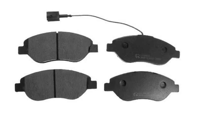 Image of Blue PRINT ADL144203 Brake pad set Front Axle, incl. wear warning contact, with bolts/screws Brake Pad Set,disc brake (402)