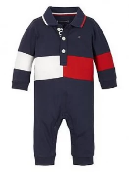 Image of Tommy Hilfiger Baby Boys Colourblock All In One