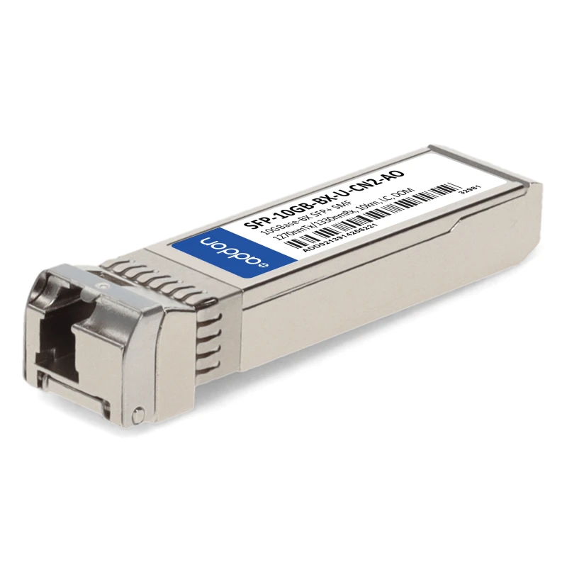 Image of AddOn Networks Ciena Compatible TAA 10GBase-BX SFP+ Transceiver (SMF.